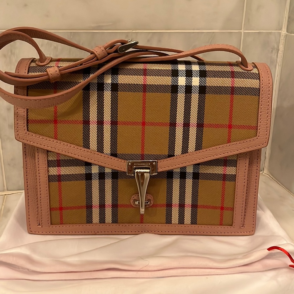 Burberry cross body bag w/orig dust bag